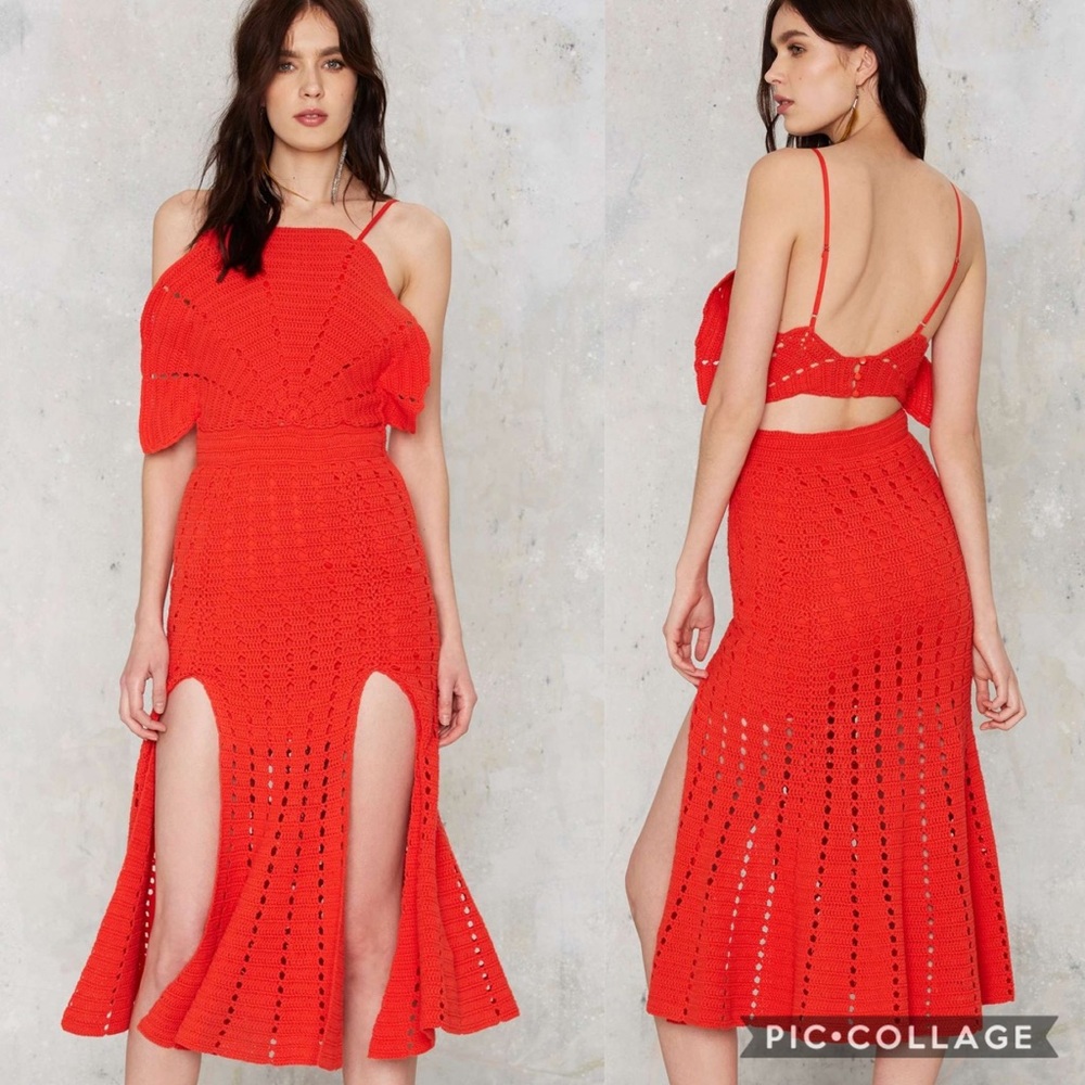 Alice McCall Red Crochet Dress - Picture 3 of 9